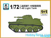 T-40 light tank (2 model kits in the box)