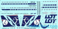 Decal 1/144 for ERJ-195 LOT