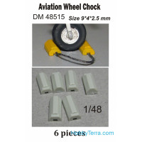 Aircraft wheel chocks #6, 6 pcs
