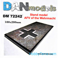 Display stand. AFV of the Wehrmacht theme, 180x280mm