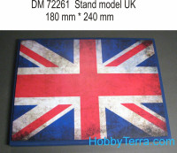 Display stand. UK theme, 240x180mm