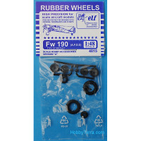 Rubber wheels for Fw 190 A,F,G,D, version A