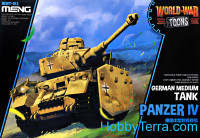German medium tank Panzer IV (World War Toons series)