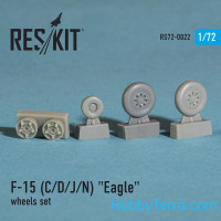 Wheels set 1/72 for F-15 (C/D/J/N) Eagle