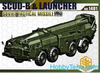 SCUD-B & Lancher Soviet tactical missile