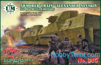 Armored train "Alexander Nevskiy" No.2 of the 25th division (The battle of Stalingrad 1942)